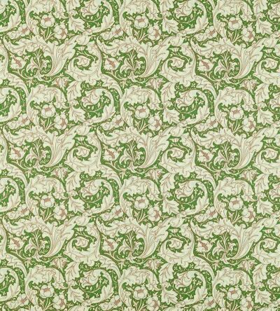 Made To Measure Curtains Bachelors Button Leaf Green/Sky