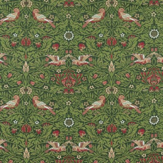 Made To Measure Curtains Bird Tapestry Tump Green