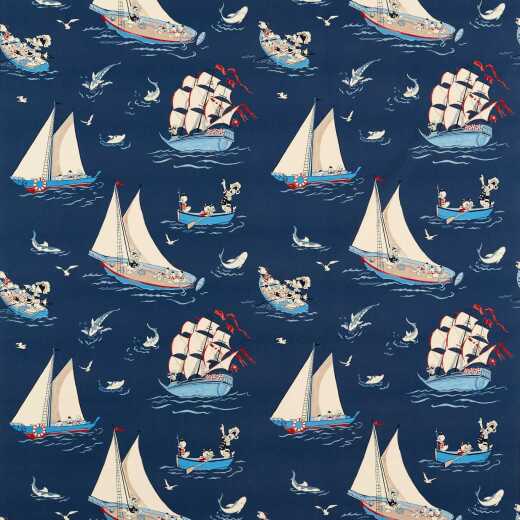 Made To Measure Curtains Donald Nautical Night Fishing