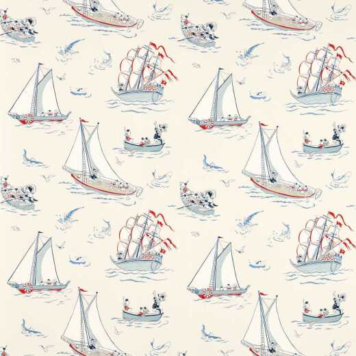 Made To Measure Curtains Donald Nautical Sea Salt