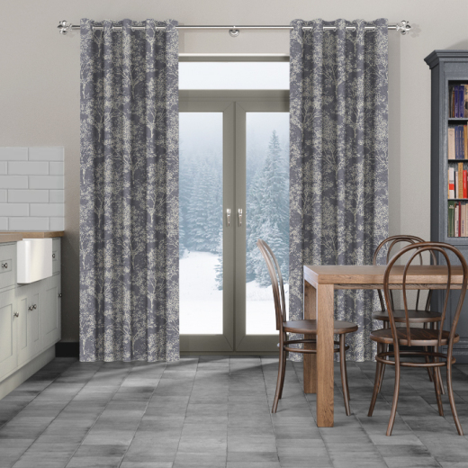 Made To Measure Curtains Harewood Charcoal