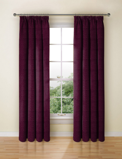 Made To Measure Curtains Pulse Velvet Claret