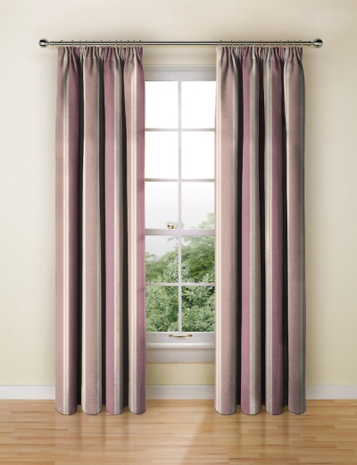 Made To Measure Curtains Stamford Stripe Lavender
