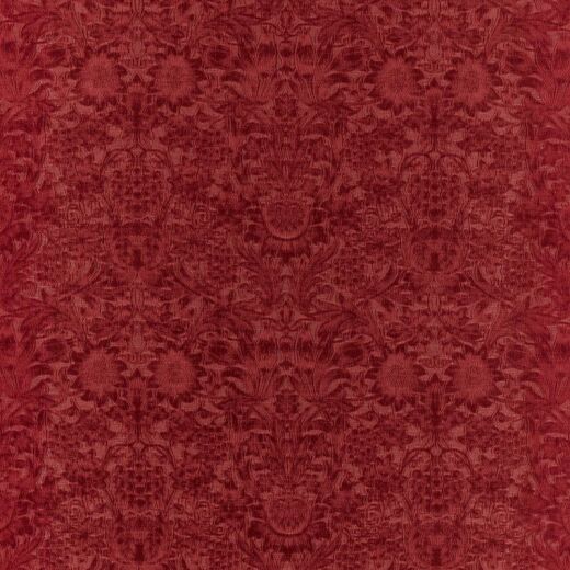 Made To Measure Curtains Sunflower Caffoy Velvet Barbed Berry