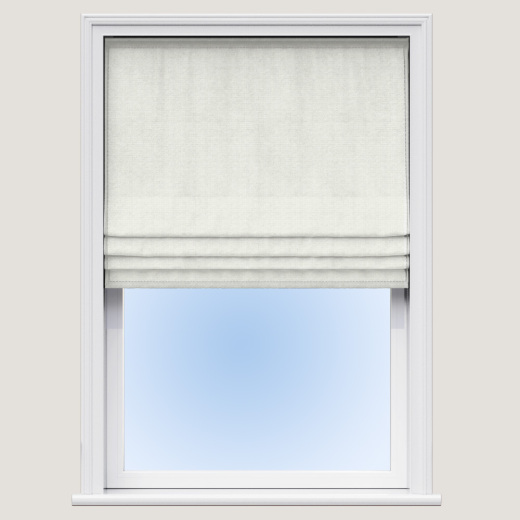 Eco White Roman Blind