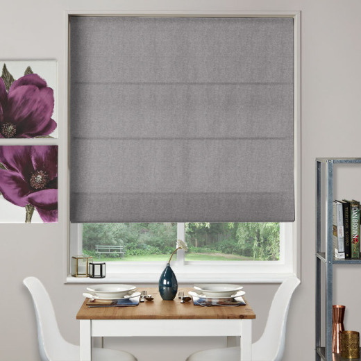 Electric Roman Blind Eco Charcoal