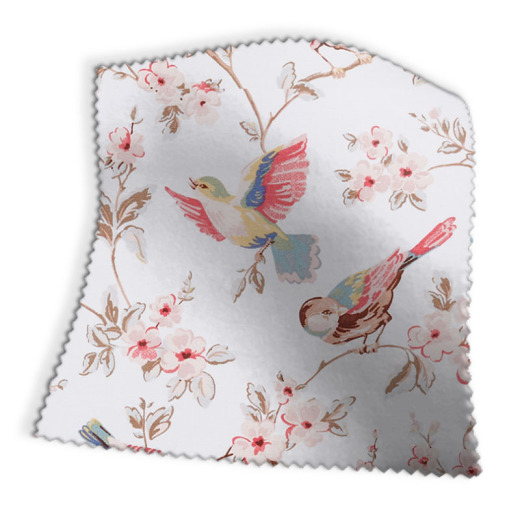 British Birds Pastel Fabric