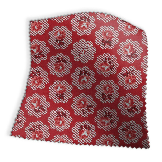 Freston Rose Red Fabric