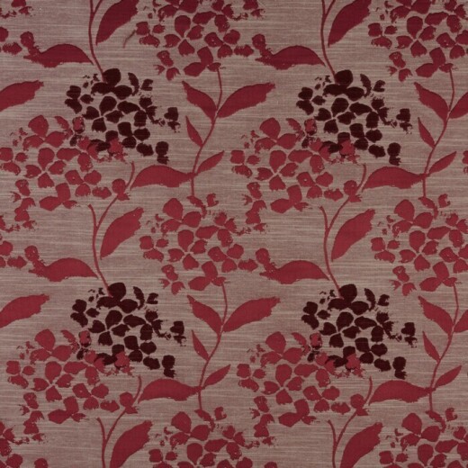Hydrangea Cranberry Fabric