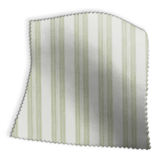 Barley Stripe Fennel Fabric