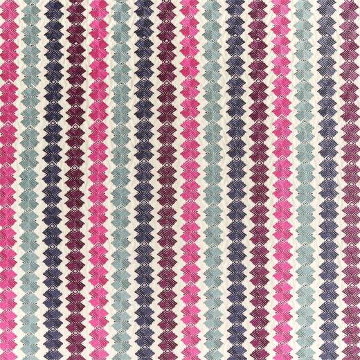 Made To Measure Roman Blinds Kalimba Seaglass/Cerise/Indigo