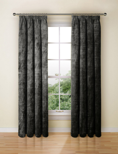Made To Measure Curtains Allure Charcoal