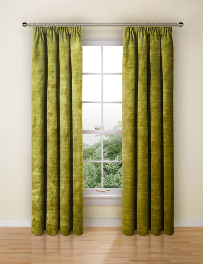 Made To Measure Curtains Allure Chartreuse
