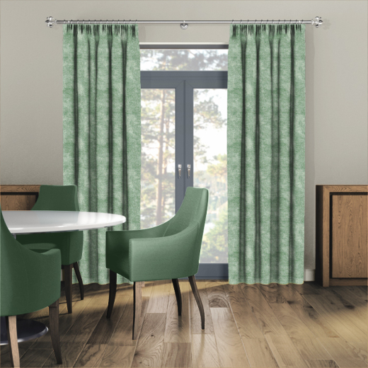Made to Measure Curtains Chenille Celadon