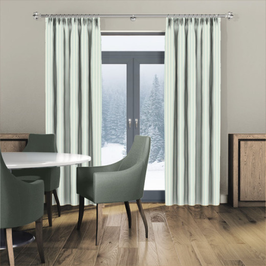 Made To Measure Curtains Pencil Stripe Duckegg