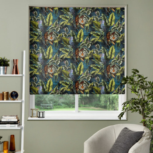 Made To Measure Roman Blind Bengal Tiger Twilight