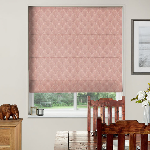 Made To Measure Roman Blind Boudoir Blush