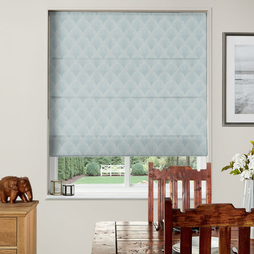 Made To Measure Roman Blind Boudoir Sky