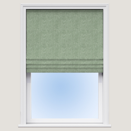 Roman Blind Chenille Celadon