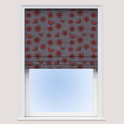 Made To Measure Roman Blind Dandelion Mobile Storm