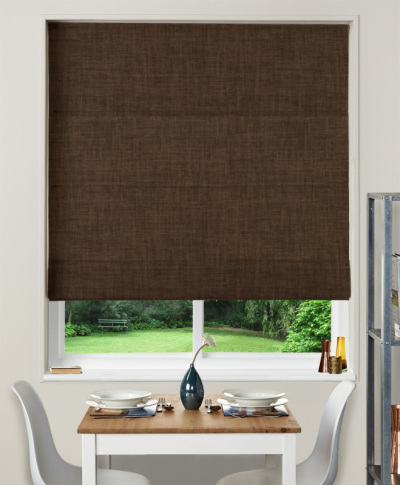 Made To Measure Roman Blind Essentials Hessian Brown