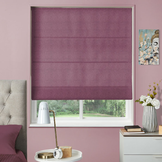 Made To Measure Roman Blind Oslo Mulberry