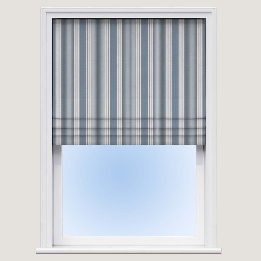 Made To Measure Roman Blind Sail Stripe Cloud