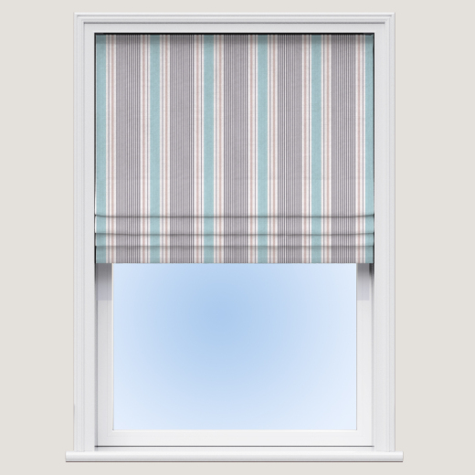 Made To Measure Roman Blind Sail Stripe Mineral