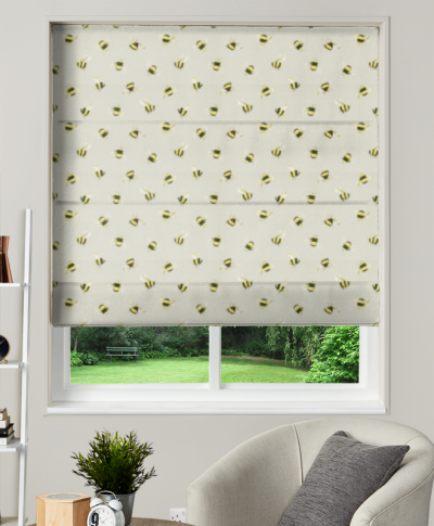 Made To Measure Roman Blinds Bees Taupe