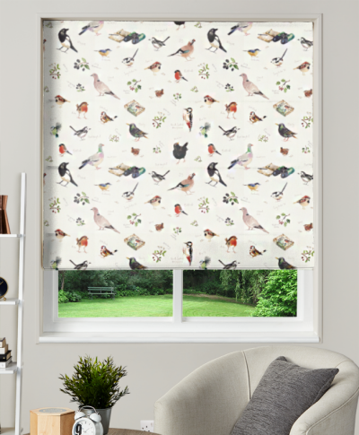 Made To Measure Roman Blinds Bird Watch Cream