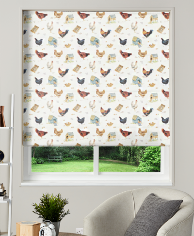 Made To Measure Roman Blinds Cluck Cluck Cream