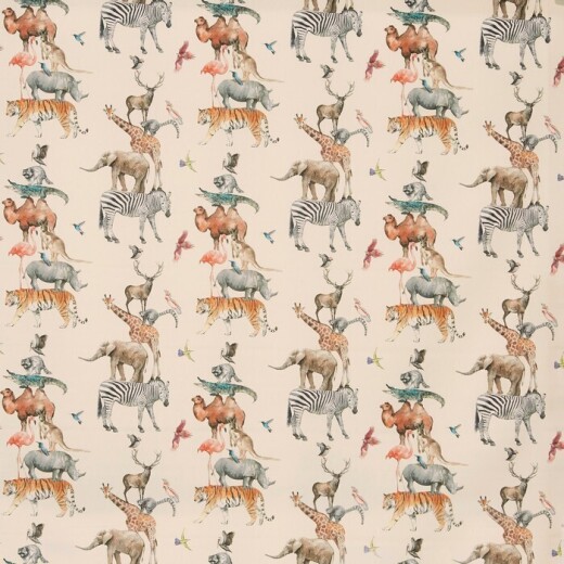 Animal Kingdom Rainbow Fabric