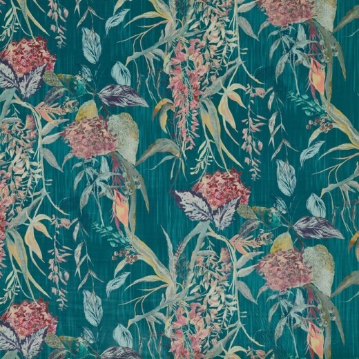 Botanist Cerulean Fabric