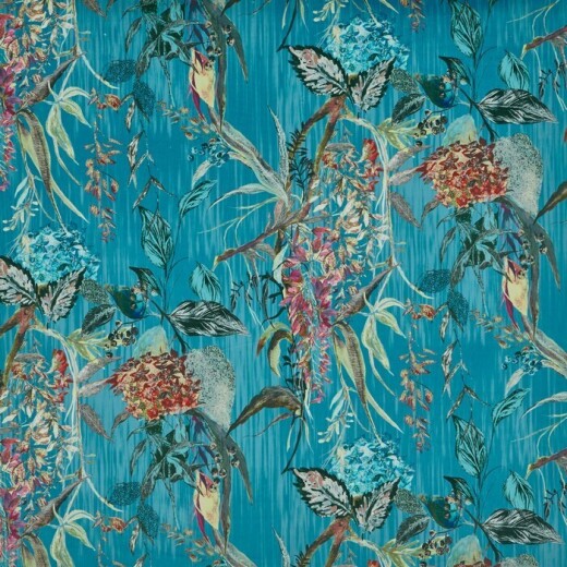 Botanist Peacock Fabric