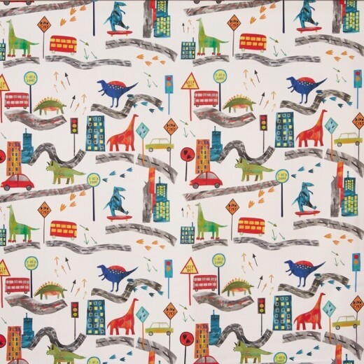 Dino City Jungle Fabric