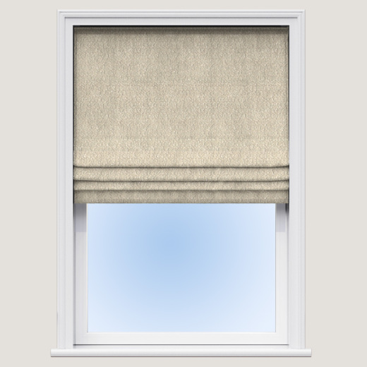 Roman Blind Boucle Ivory