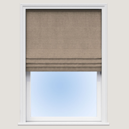 Roman Blind Boucle Mink