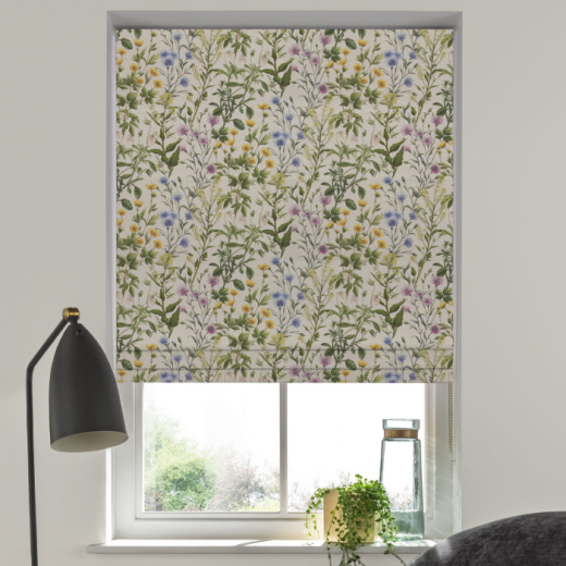 Made to Measure Roman Blind Buttercup Linen