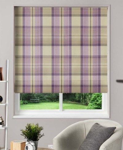 Made To Measure Roman Blind Cairngorm Thistle