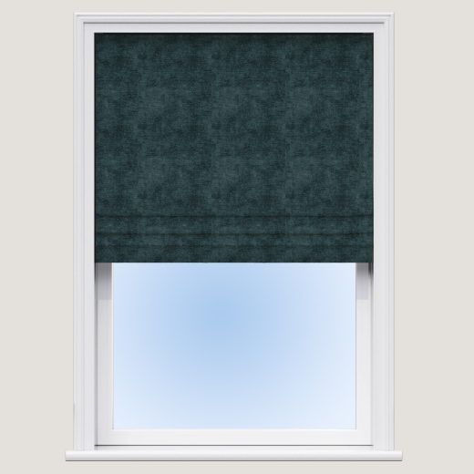 Made To Measure Roman Blind Chenille Aegean