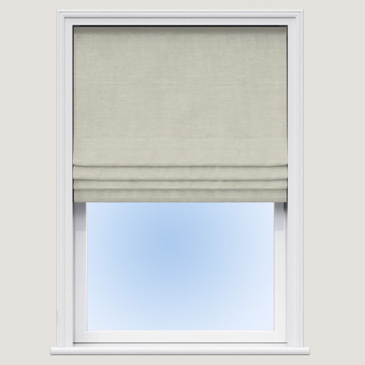 Made To Measure Roman Blind Dupion Faux Silk Angora