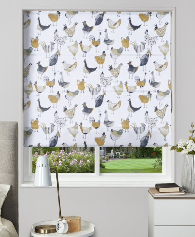 Made To Measure Roman Blind Harriet Graphite