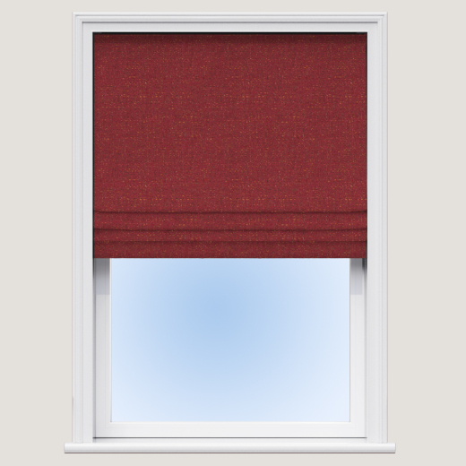 Made to Measure Roman Blind Iona Tangerine