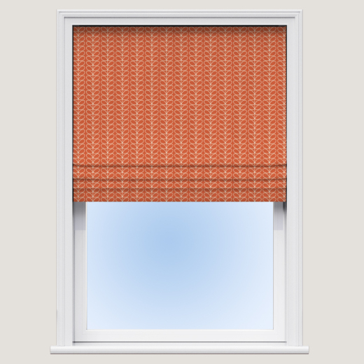 Roman Blind Orla Kiely Linear Stem Tomato