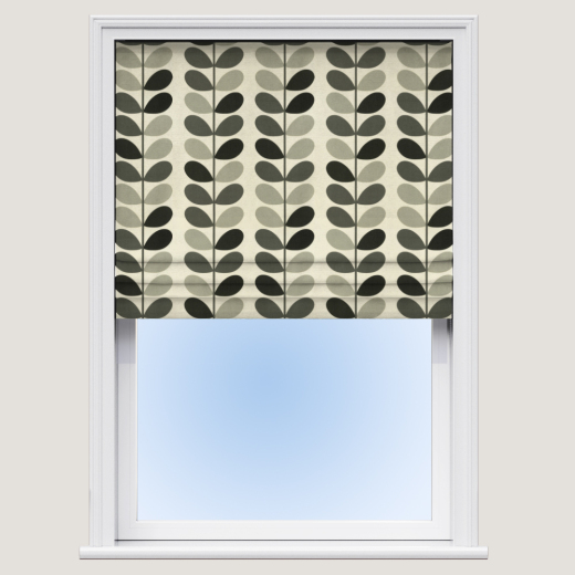 Roman Blind Orla Kiely Multi Stem Warm Grey