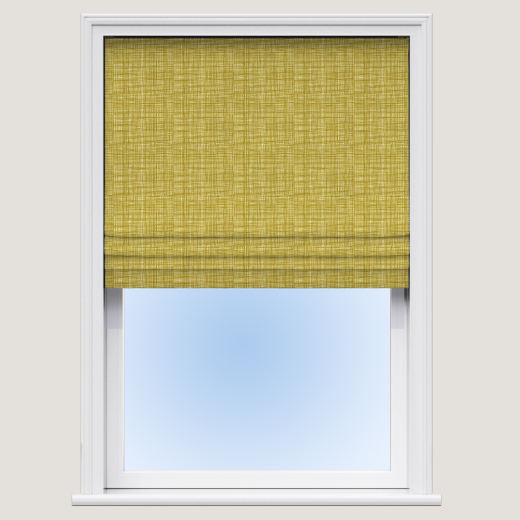 Roman Blind Orla Kiely Scribble Olive