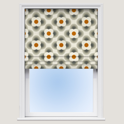 Roman Blind Orla Kiely Striped Petal Orange Roman Blind Orla Kiely Striped Petal Orange