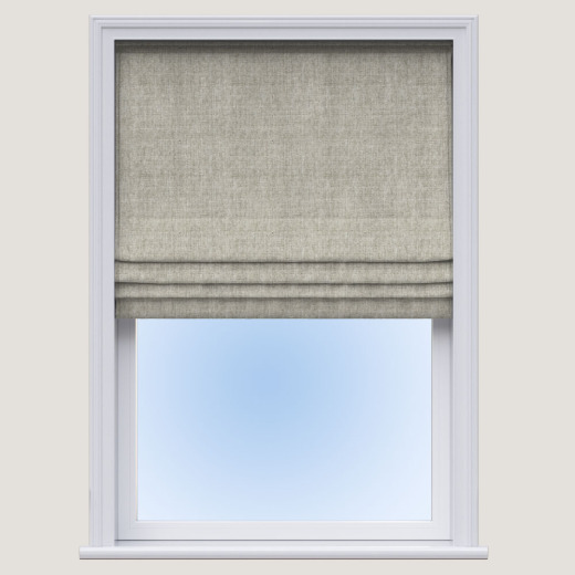 Made To Measure Roman Blind Shimmering Thread Natural