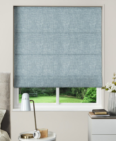 Made To Measure Roman Blind Silva Denim