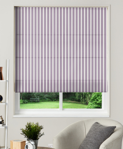 Made To Measure Roman Blind Stowe Lavender